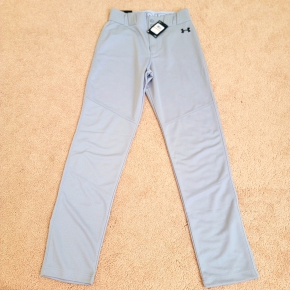 NWT Under Armour gray Baseball Pants - Picture 1 of 7